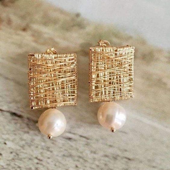 Elegance™ | Pearl Wire Earrings