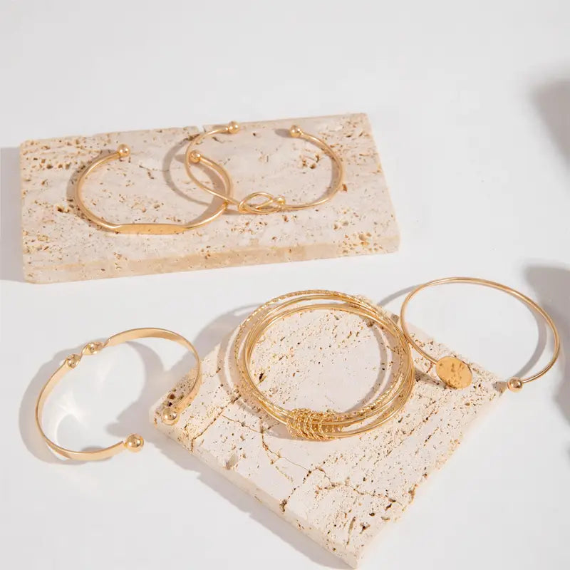 Knotted™ | Gold Elegance Bracelet Set