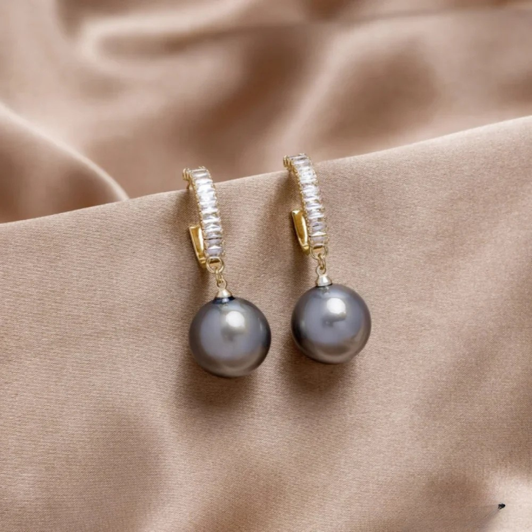 Isla™ | Luxury Pearl and Zirconia Earrings