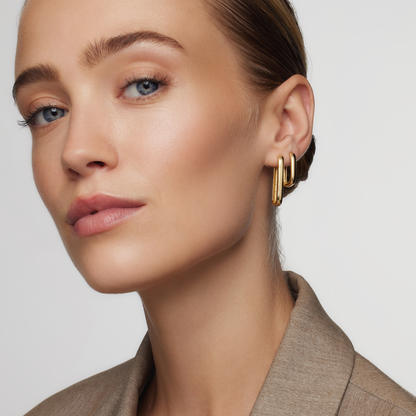 Icona™ | Large Gold Hoop Earrings