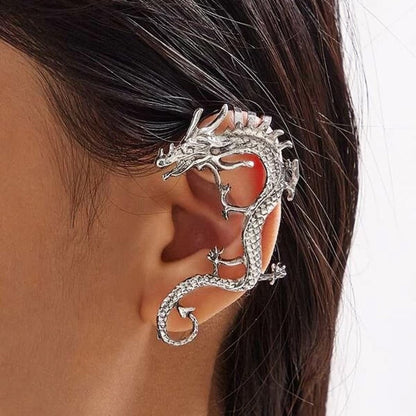 Charm™ | Silver Dragon Earrings