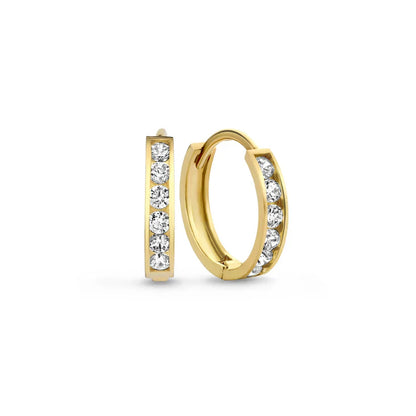 Brillane™ | Golden Stone Earring Set