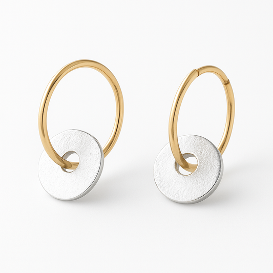Gilded™ | Gold-Plated Hoop Earrings and Silver Earrings for Women