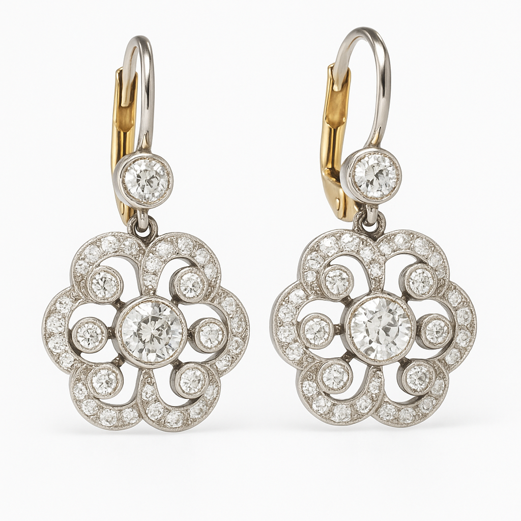 Mandala™ | Vintage Crystal Earrings for Women