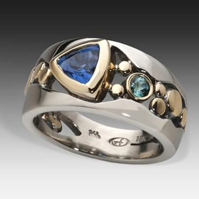 Elli™ | Vintage Blue Crystal Ring